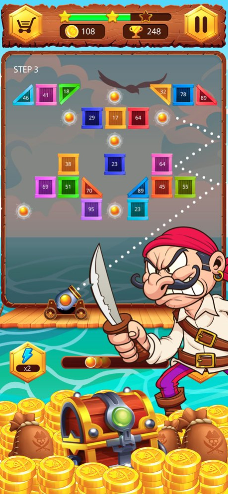 Pirate Bricks Breaker 1.2 Screenshot