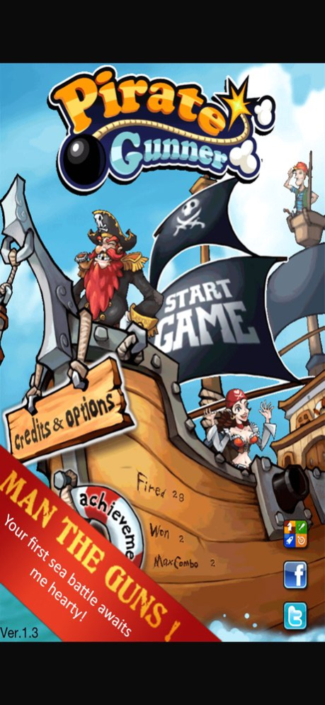 Pirate Gunner HD 1.9 Screenshot