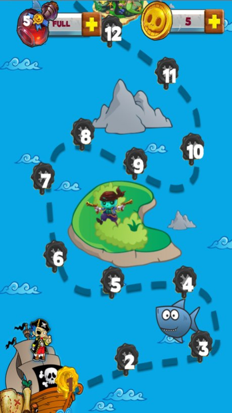 Pirate Prince Treasure Bubble Shooter Pop 1.1 Screenshot