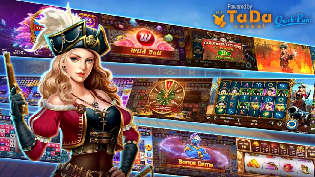 Pirate Queen Slot-TaDa Games 1.0.3 Screenshot