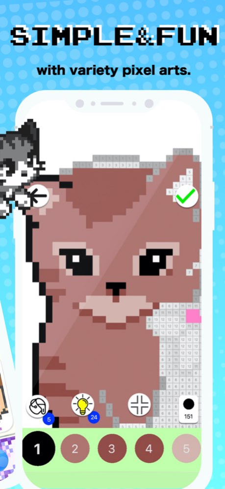 Pixel Art - Coloring by number 1.04 Screenshot