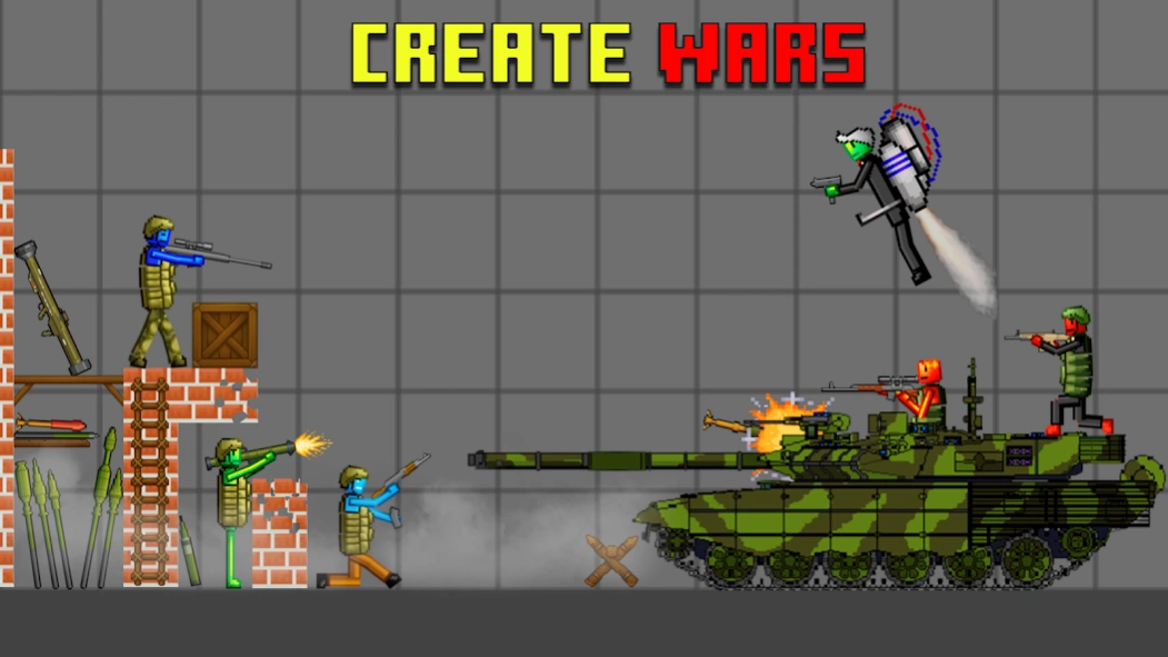 Pixel Sandbox: People Ragdoll 1.0.7 Screenshot