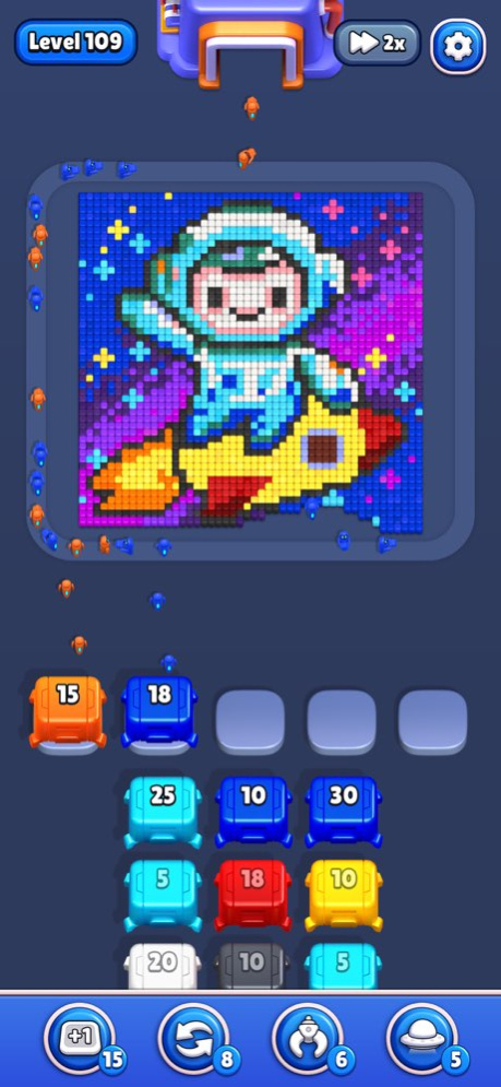 Bot Flow: Pixel Art Puzzle 2.8 Screenshot
