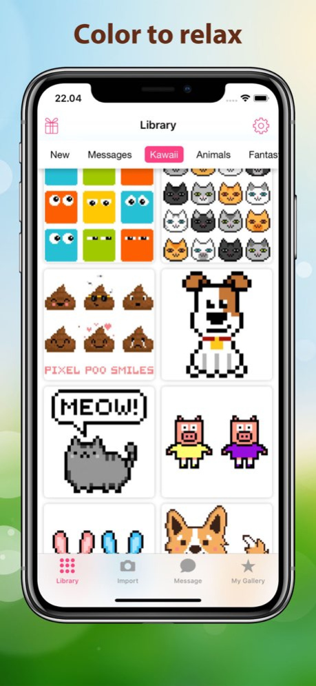 Pixel4u: Unicorn Coloring Game 2.7 Screenshot