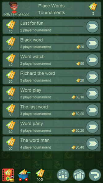 Place Words, word puzzle game. 5.10.18 Screenshot