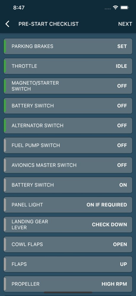Plane Checklist 1.4 Screenshot