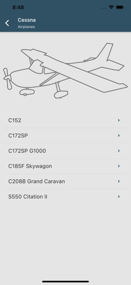 Plane Checklist 1.4 Screenshot