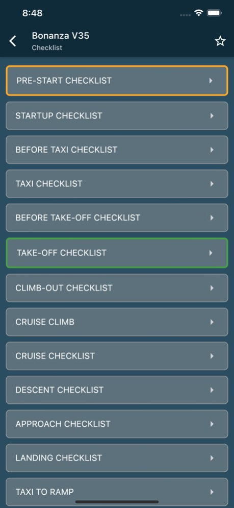 Plane Checklist 1.4 Screenshot