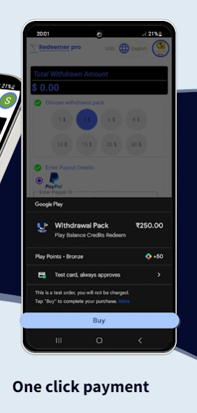 Play Balance Credits Redeem  Screenshot