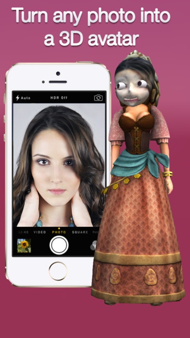 Pocket Me 3D - Avatar Creator with Vines 1.0 Screenshot