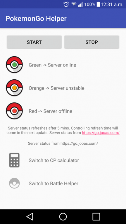 PokeHelper for PG 1.0.4 Screenshot
