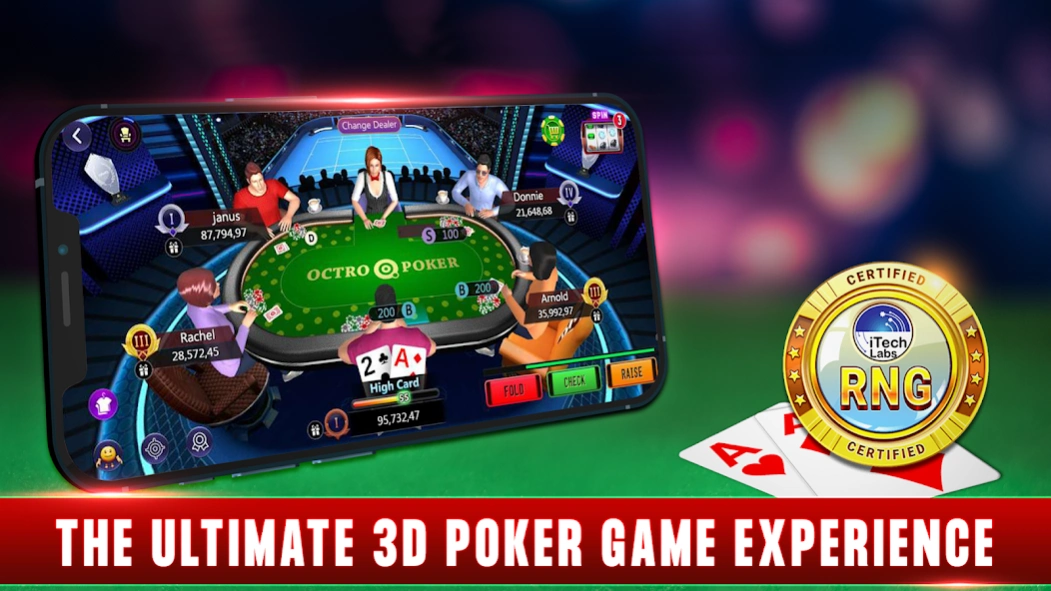 Octro Poker holdem poker games 4.68.11 Screenshot
