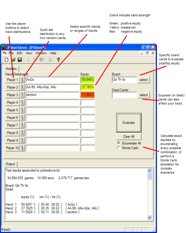 Poker Stove 1.21 Screenshot