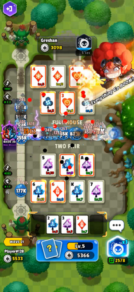 Poker Tower Defense 8.0.603 Screenshot