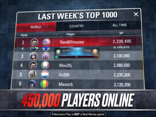 PokerStars Play – Texas Holdem 3.2.33 Screenshot