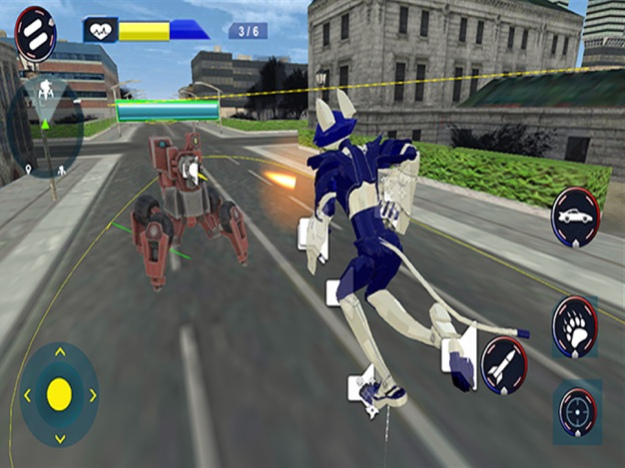 Police Cat Robot Transform  Screenshot