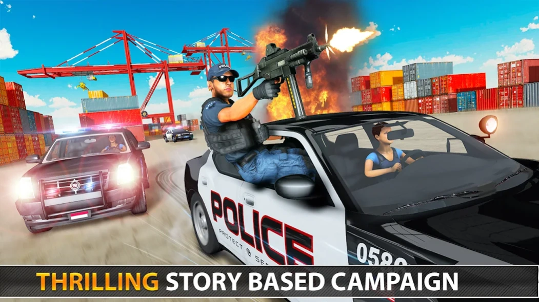 Police Fps Shooting Gun Games 1.56 Screenshot