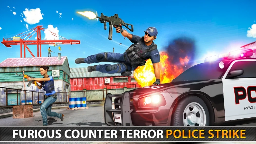Police Fps Shooting Gun Games 1.56 Screenshot