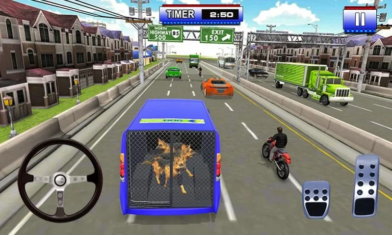 Police Dog Transport Truck 3D 1.19 Screenshot
