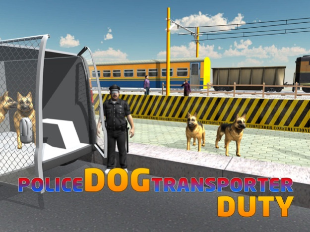 Police Dog Transporter Truck – Drive minivan & transport dogs in this simulator game 1.0 Screenshot