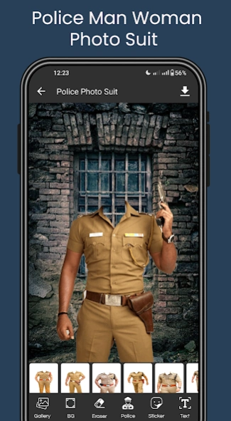 Police Photo Suit  Screenshot