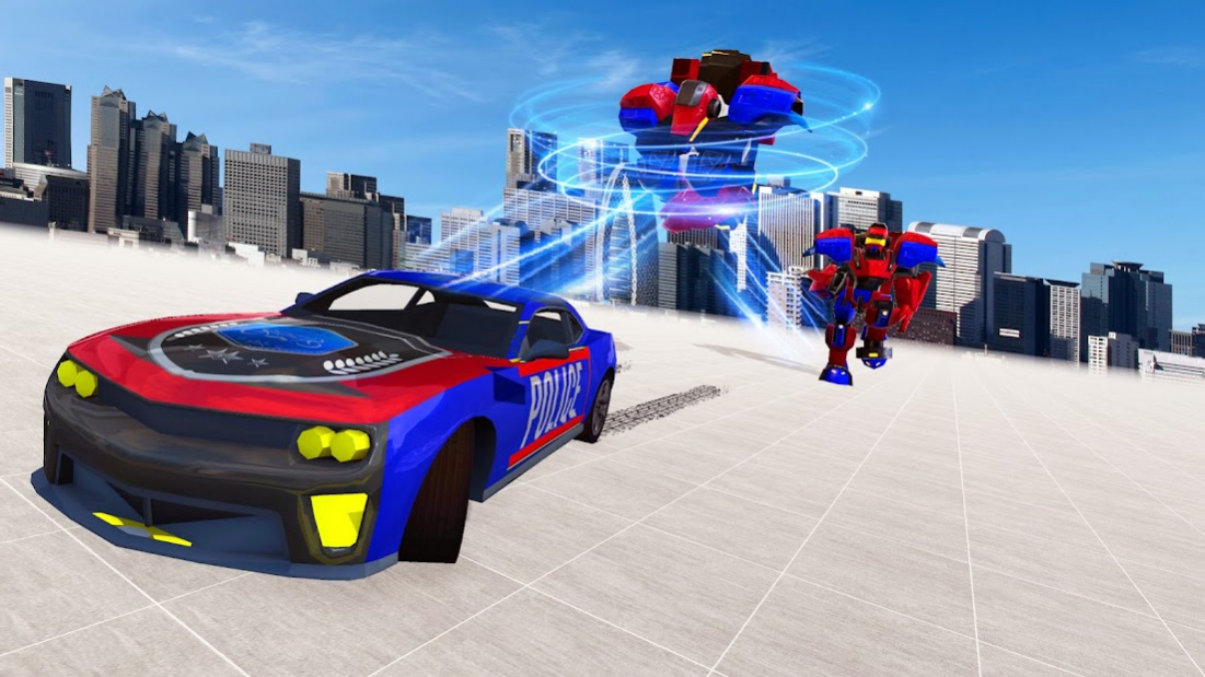 Police Robot Car Hero: Transform Robot Games 1.0 Screenshot