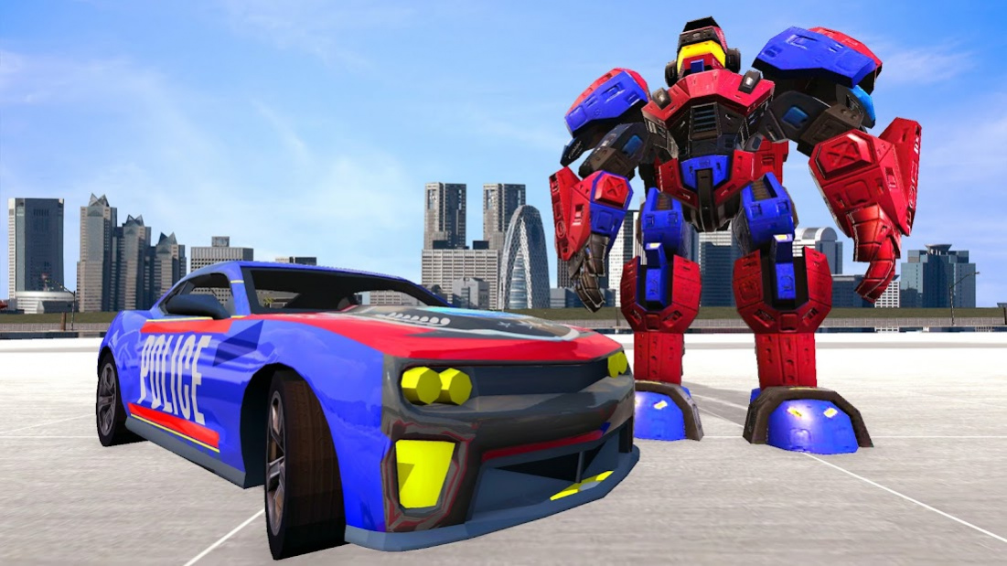 Police Robot Car Hero: Transform Robot Games 1.0 Screenshot