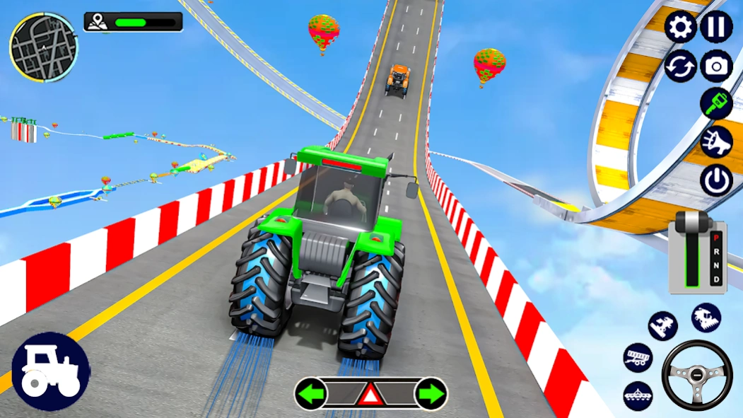 Mega Ramp Tractor Stunt Game 3.9 Screenshot