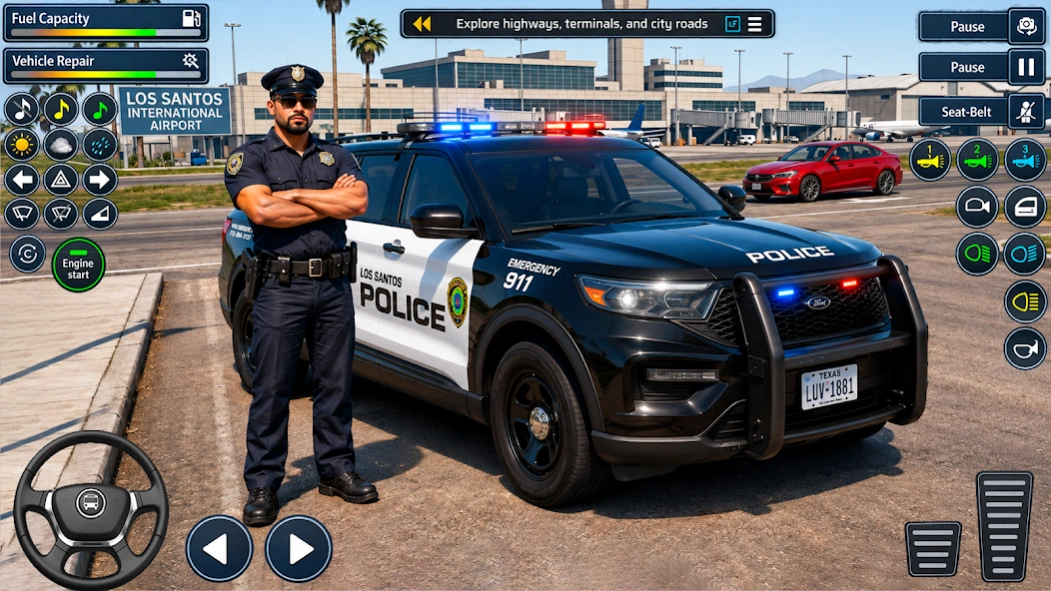 Police Car Chase Cop Car Games 0.70 Screenshot