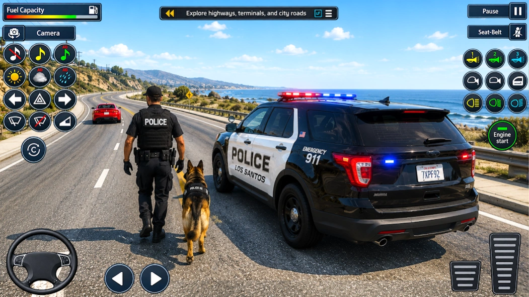 Police Car Chase Cop Car Games 0.70 Screenshot