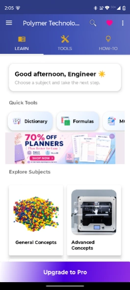 Polymer Technology  Screenshot