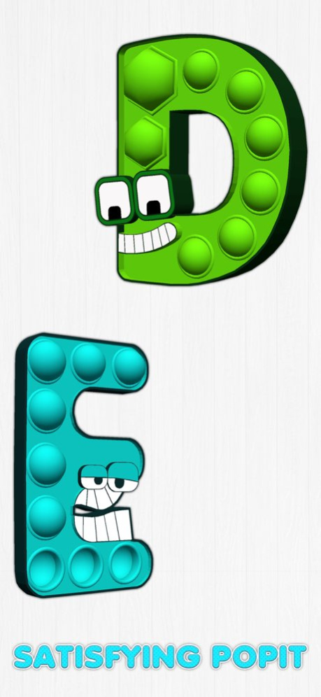 Pop It Alphabets Lore 3D Giant 1.8 Screenshot