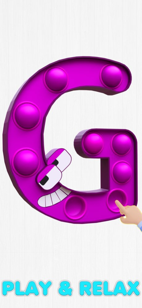 Pop It Alphabets Lore 3D Giant 1.8 Screenshot
