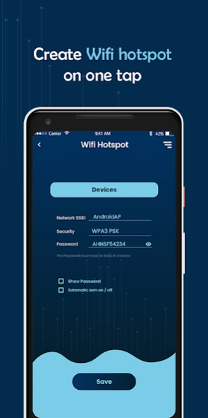 Tether Secure Wifi Hotspot 6.0.1 Screenshot