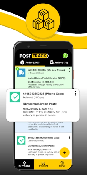 Post Track 1.0.26 Screenshot
