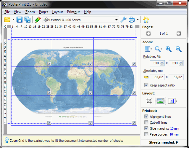 PosterPrint 2.5.1 Screenshot