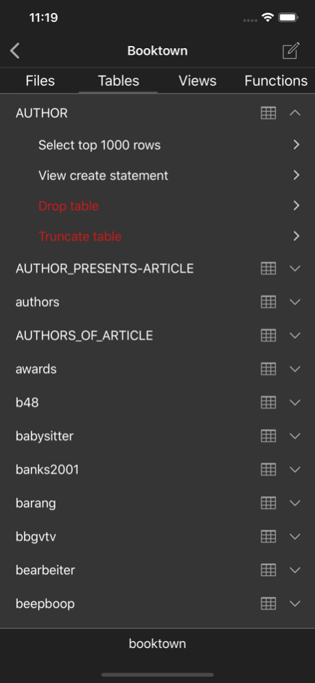 Postgres Client by SQLPro 2025.11 Screenshot