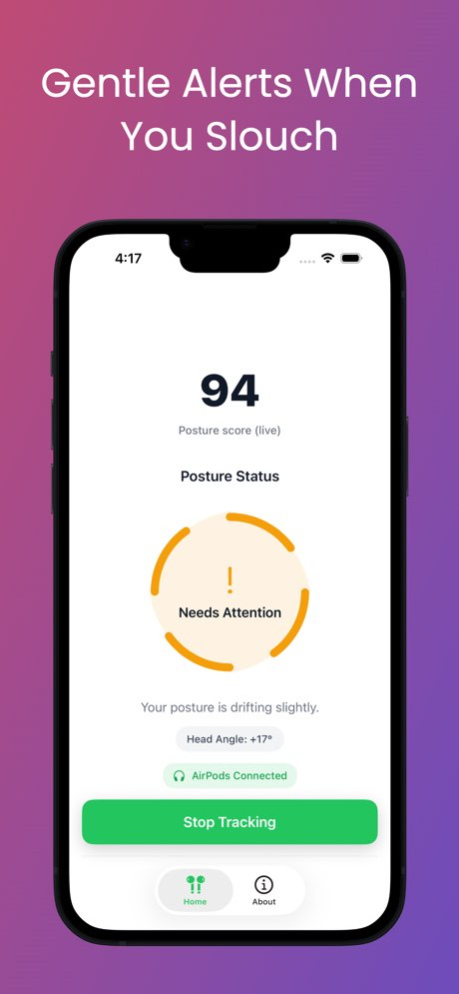 Posturly: Sit Straight 1.5.0 Screenshot