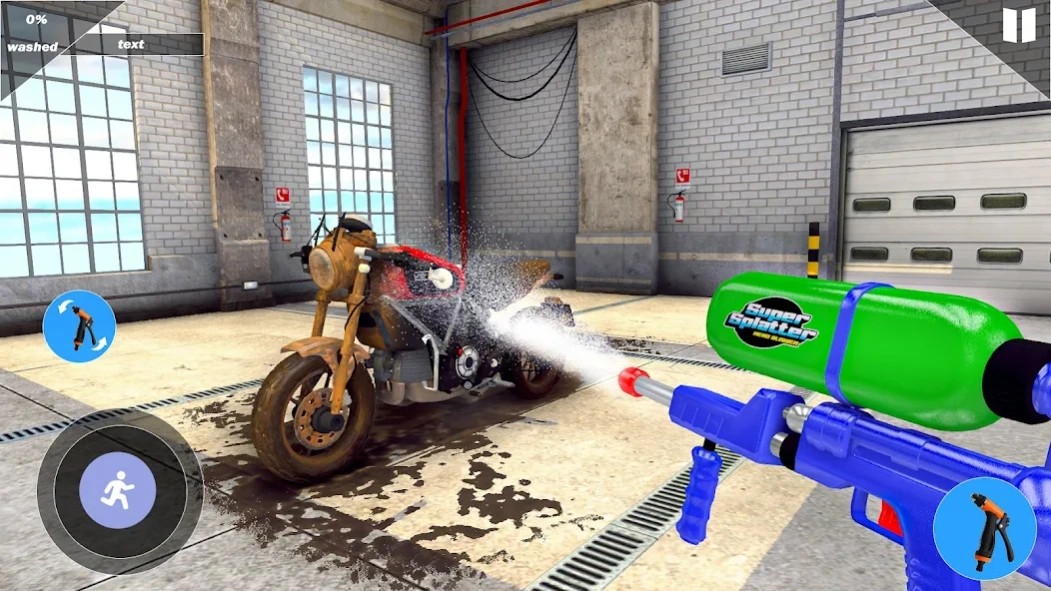 Power Gun House Washing Game 2.3 Screenshot