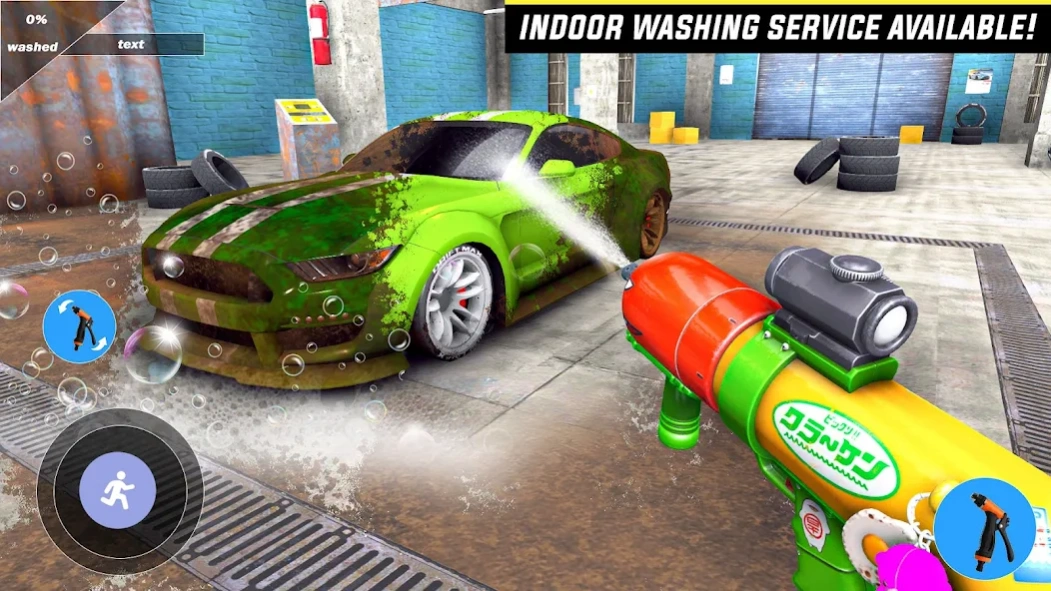 Power Gun House Washing Game 2.3 Screenshot