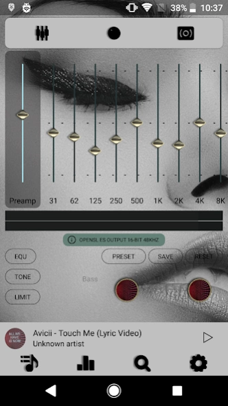 Poweramp skin chic style v3 1 Screenshot