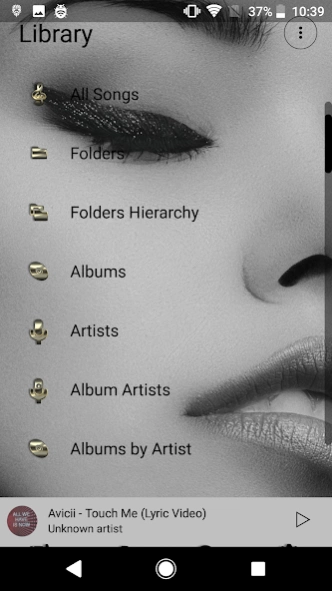 Poweramp skin chic style v3 1 Screenshot