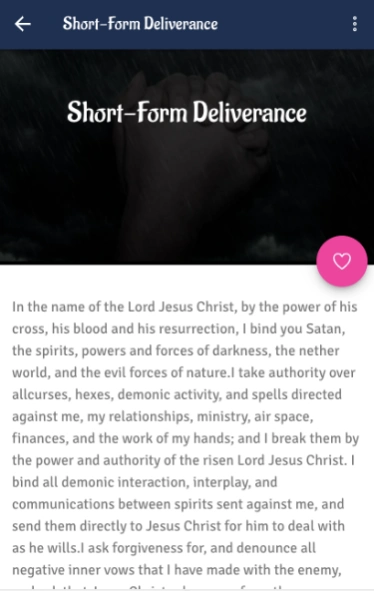 Powerful Deliverance Prayer 01.01.11 Screenshot