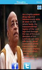 Prabhupada Thoughts 1.1.5 Screenshot