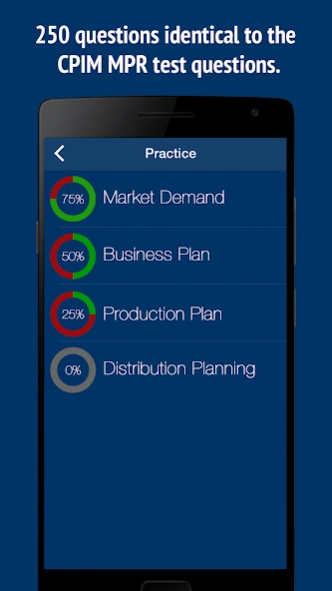 Practice APICS CPIM MPR Exam 6.0.4 Screenshot