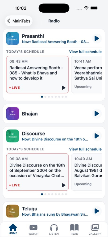 Prasanthi Connect 3.3.0 Screenshot