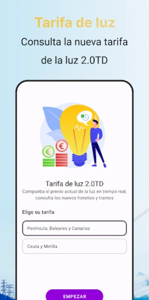 Precio Luz Hora, Ahorra en Luz  Screenshot