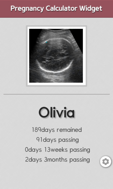Baby Countdown Widget 2.1.2 Screenshot