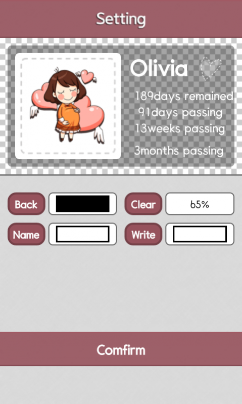 Baby Countdown Widget 2.1.2 Screenshot