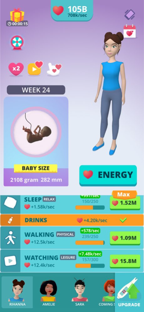 Baby & Mom Idle Life Simulator 1.7.4 Screenshot